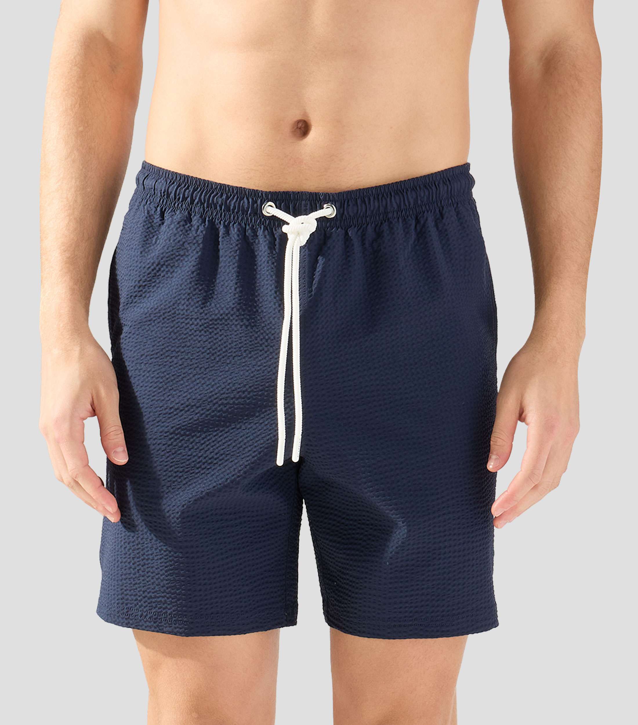 Traje de baño corto liso Hombre